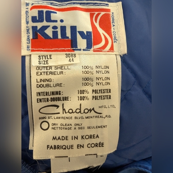 Vintage JC Killy Snowpant Bibs. Never Worn EU 44 Blue With White Racer Stripe - Picture 8 of 11